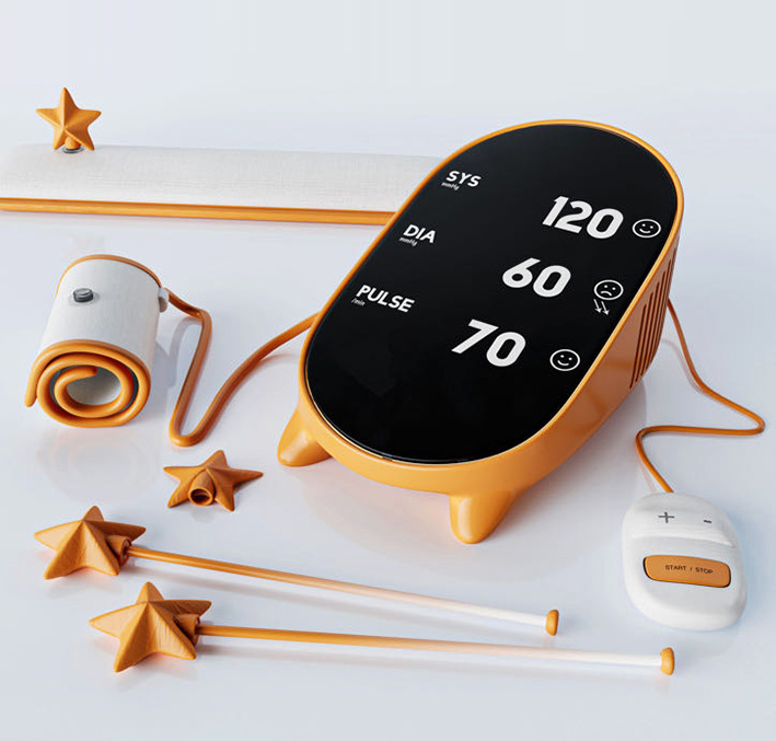 Courage-Blood Monitor Healthcare for Kids-INTERNATIONAL DESIGN EXCELLENCE AWARDS